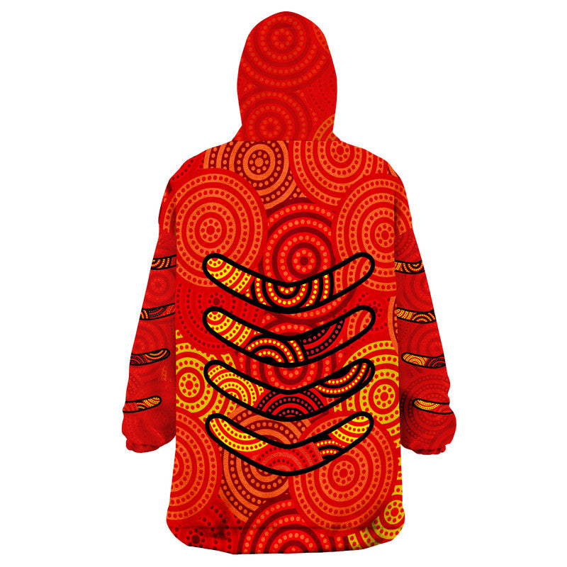 boomerang-aboriginal-dot-patterns-wearable-blanket-hoodie-red-style