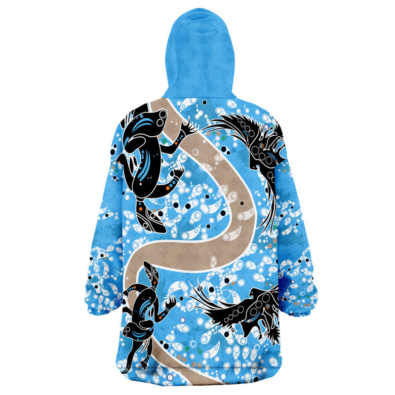 knights-rugby-wearable-blanket-hoodie-aboriginal-animal