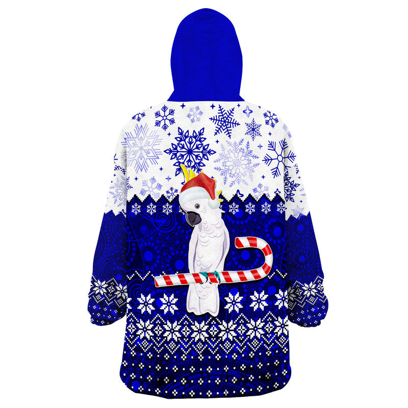 aboriginal-christmas-2022-cockatoo-wearable-blanket-hoodie-blue-style