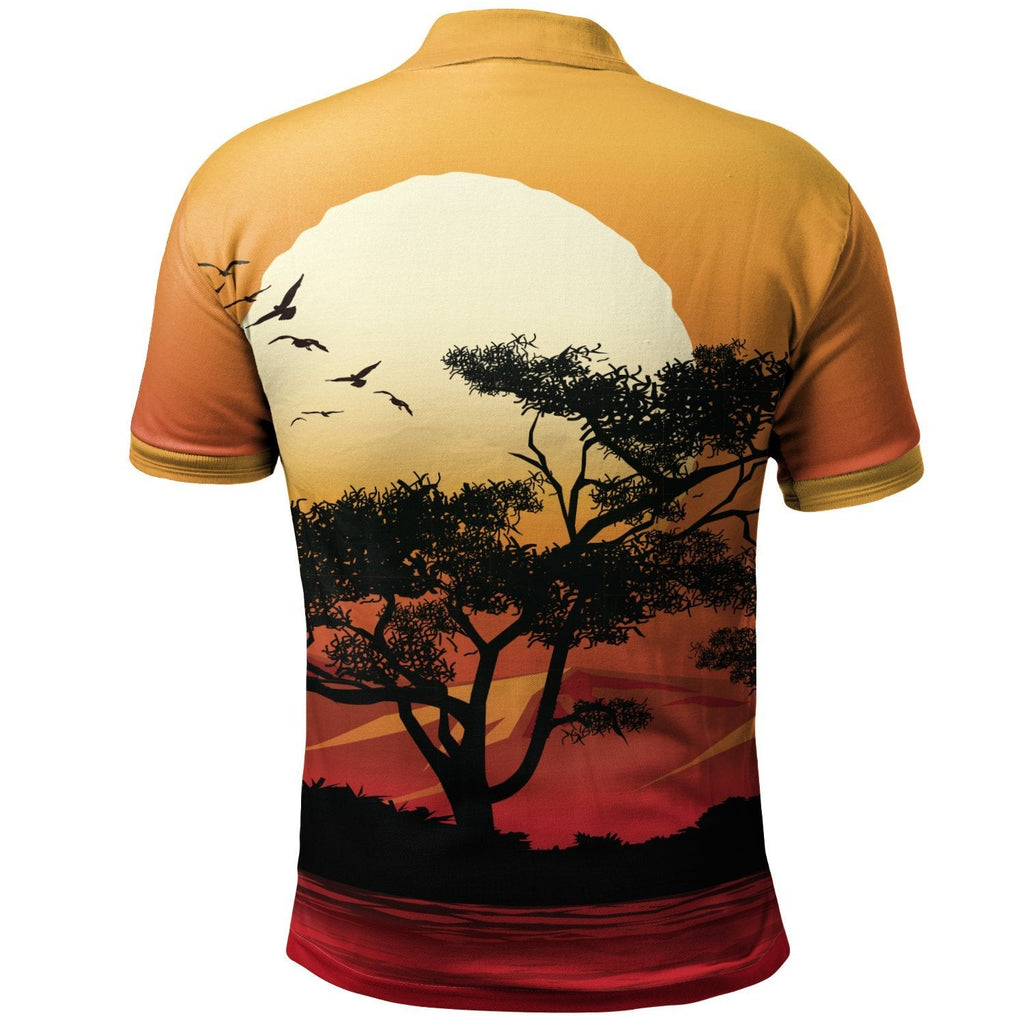 polo-shirt-sunset-and-tree-in-australia