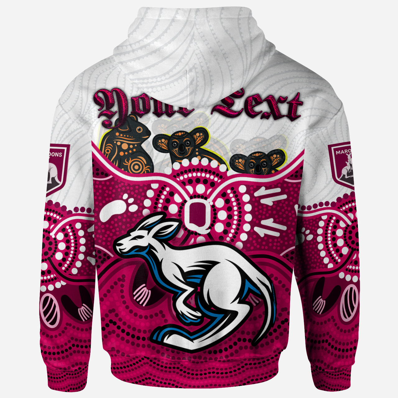 maroons-rugby-aboriginal-custom-hoodie-the-cane-toads-with-indigenous-koala