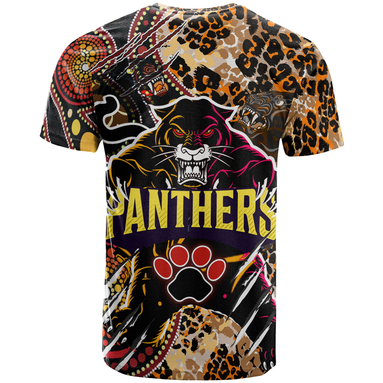 panthers-rugby-league-football-club-t-shirt-the-indigenous-wild-black-panthers-scratch-style