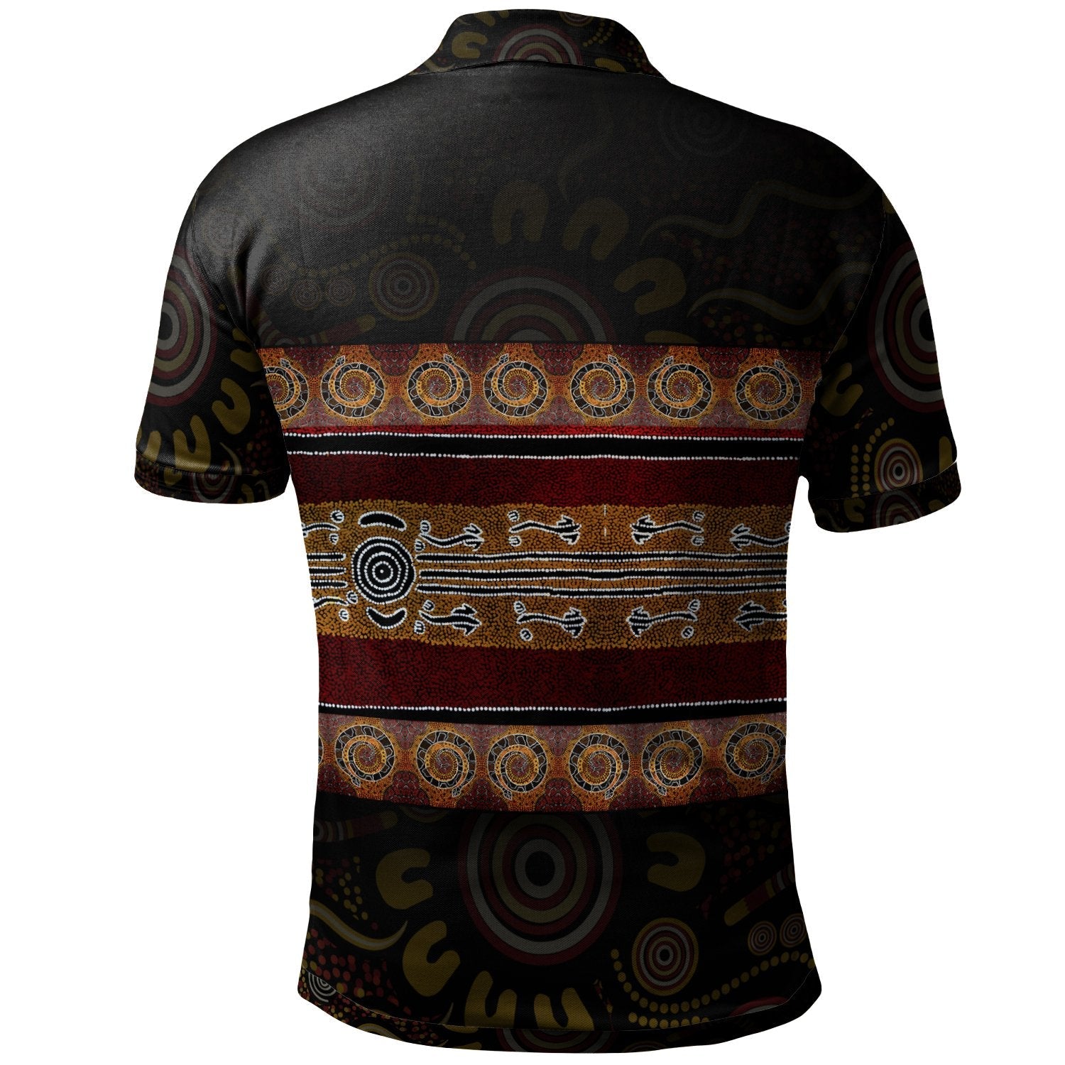 polo-aboriginal-dot-panting-art-horizontal-lines