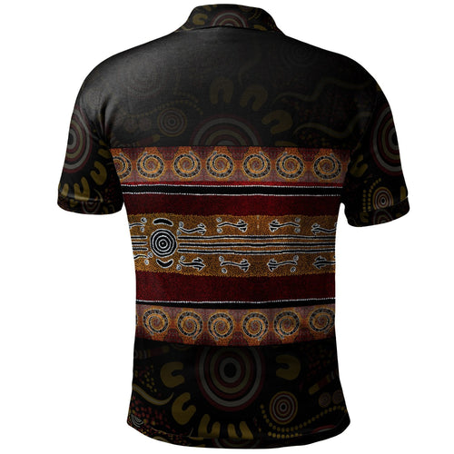 polo-aboriginal-dot-panting-art-horizontal-lines