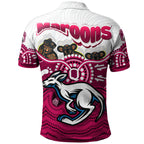 maroons-rugby-aboriginal-custom-polo-shirt-the-cane-toads-with-indigenous-koala
