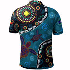 indigenous-all-stars-rugby-custom-polo-shirt-dreamtime-turtle-with-aboriginal-and-torres-strait-islanders-flag