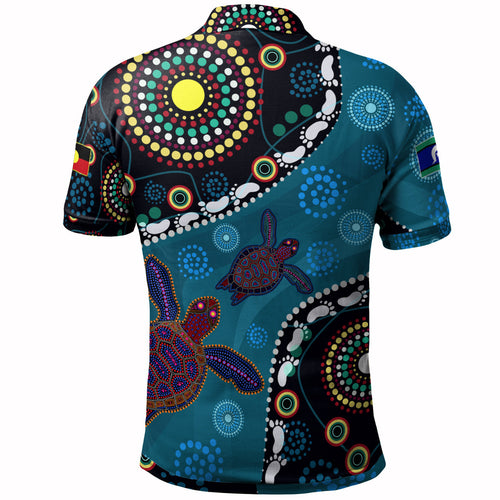 indigenous-all-stars-rugby-custom-polo-shirt-dreamtime-turtle-with-aboriginal-and-torres-strait-islanders-flag