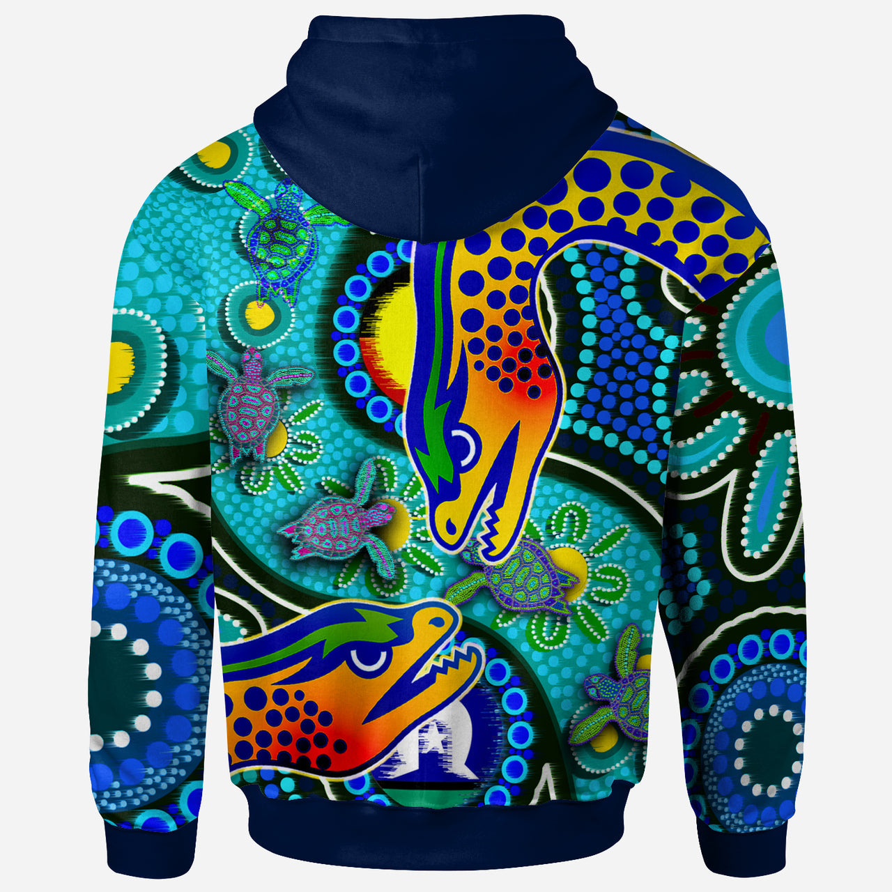 eels-rugby-hoodie-custom-indigenous-eels-with-aboriginal-and-torres-strait-islander-flag