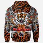 Western Suburbs Balmain Wests Tigers Rugby Aboriginal Hoodie - Custom Indigenous Super Wests Tigers Scratch Style RLT13