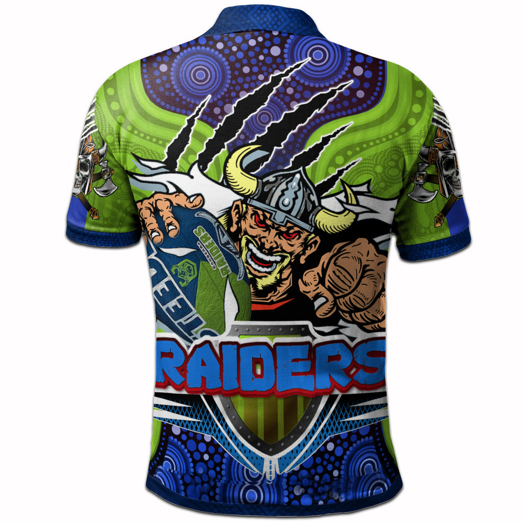 raiders-rugby-custom-aboriginal-polo-shirt-the-indigenous-vikings-power-scratch-style