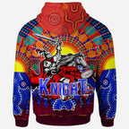 knights-rugby-hoodie-custom-indigenous-knights-with-rugby-ball-and-sun-watercolor-dot-painting-hoodie