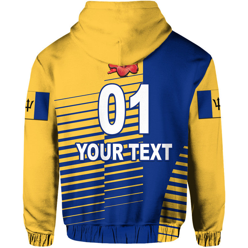 custom-personalised-barbados-cricket-pride-zip-up-and-pullover-hoodie-simple-style