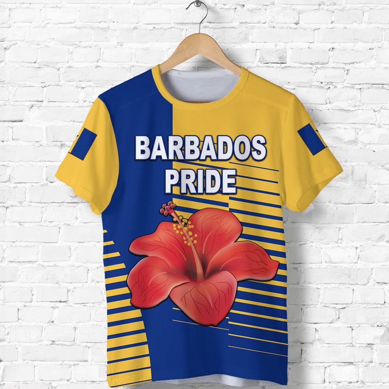 custom-personalised-barbados-cricket-pride-t-shirt-simple-style