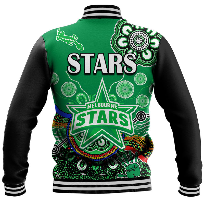 melbourne-stars-baseball-jacket-cricket-indigenous-aboriginal-lizard-version