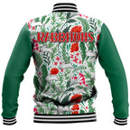 rabbitohs-poppy-flowers-field-baseball-jacket