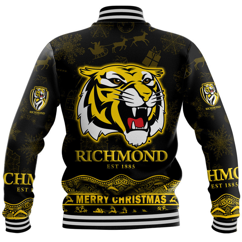 richmond-tigers-unique-winter-season-baseball-jacket-tigers-merry-christmas