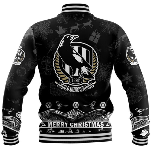 collingwood-pies-unique-winter-season-baseball-jacket-magpies-merry-christmas