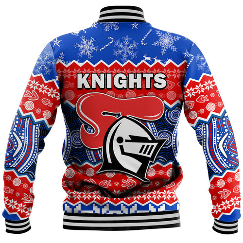 knights-aboriginal-rugby-novocastrians-christmas-vibe-baseball-jacket