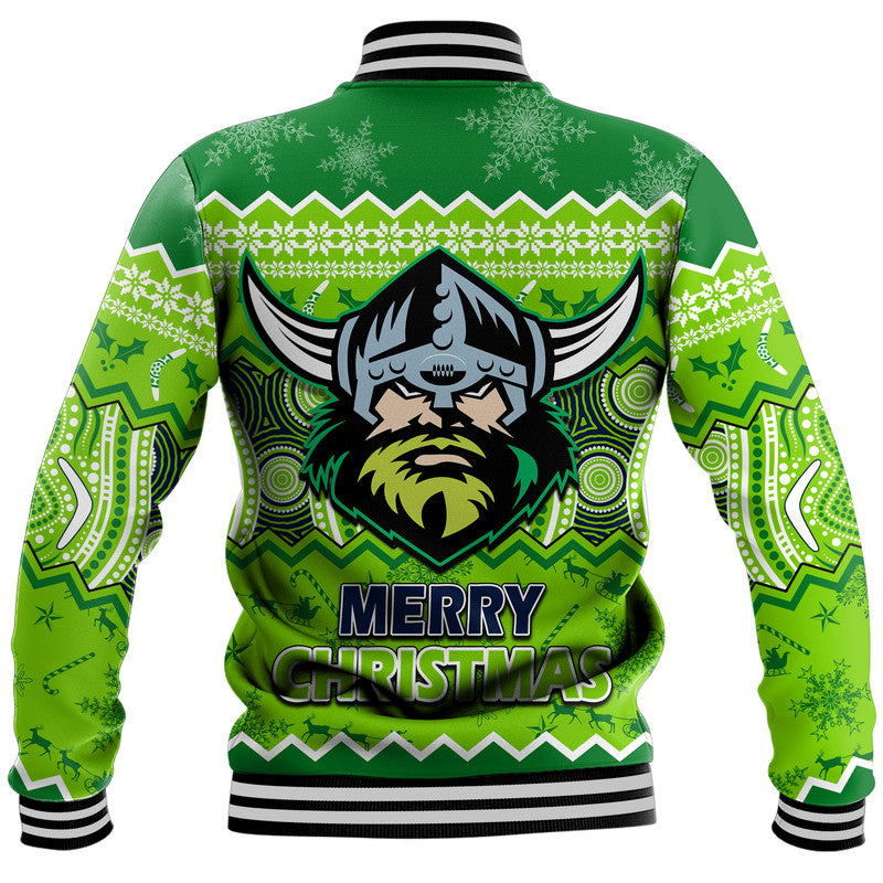 canberra-the-green-machine-raiders-aboriginal-christmas-vibe-baseball-jacket