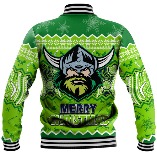 canberra-the-green-machine-raiders-aboriginal-christmas-vibe-baseball-jacket