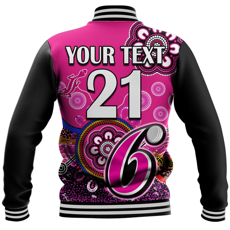 custom-personalised-sydney-sixers-baseball-jacket-cricket-indigenous-aboriginal-lizard-version