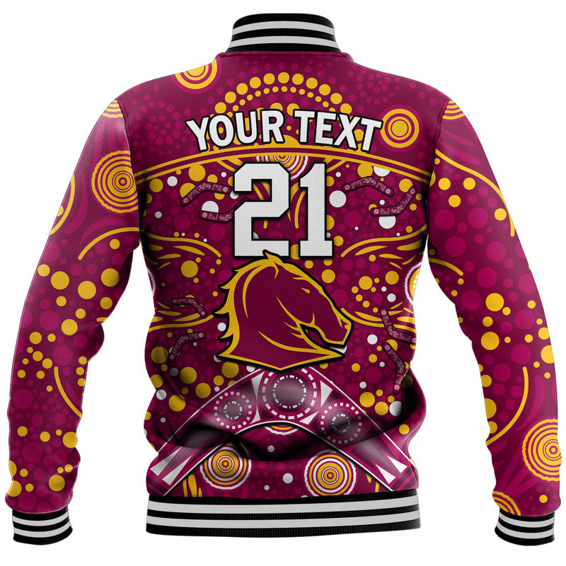 custom-personalised-broncos-rugby-baseball-jacket-boomerang-indigenous-dots