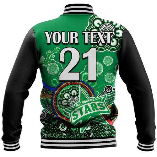 custom-personalised-melbourne-stars-baseball-jacket-cricket-indigenous-aboriginal-lizard-version