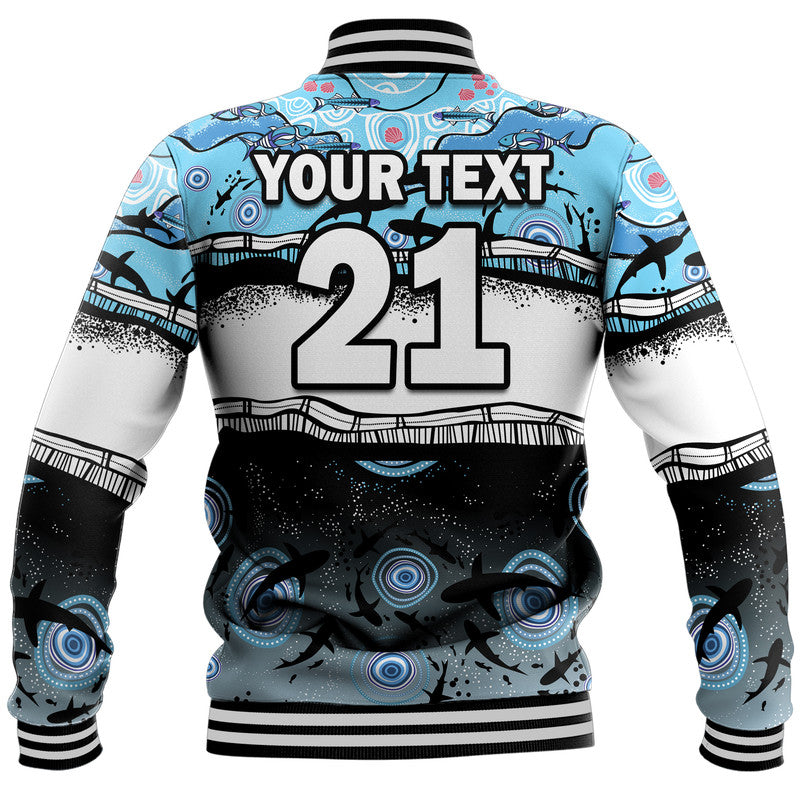 custom-text-and-number-sharkies-aboriginal-baseball-jacket
