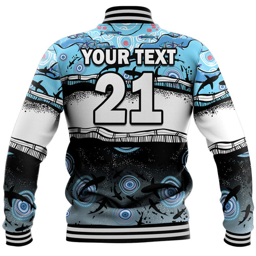 custom-text-and-number-sharkies-aboriginal-baseball-jacket