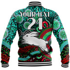 custom-personalised-rabbitohs-rugby-baseball-jacket-aboriginal-dots