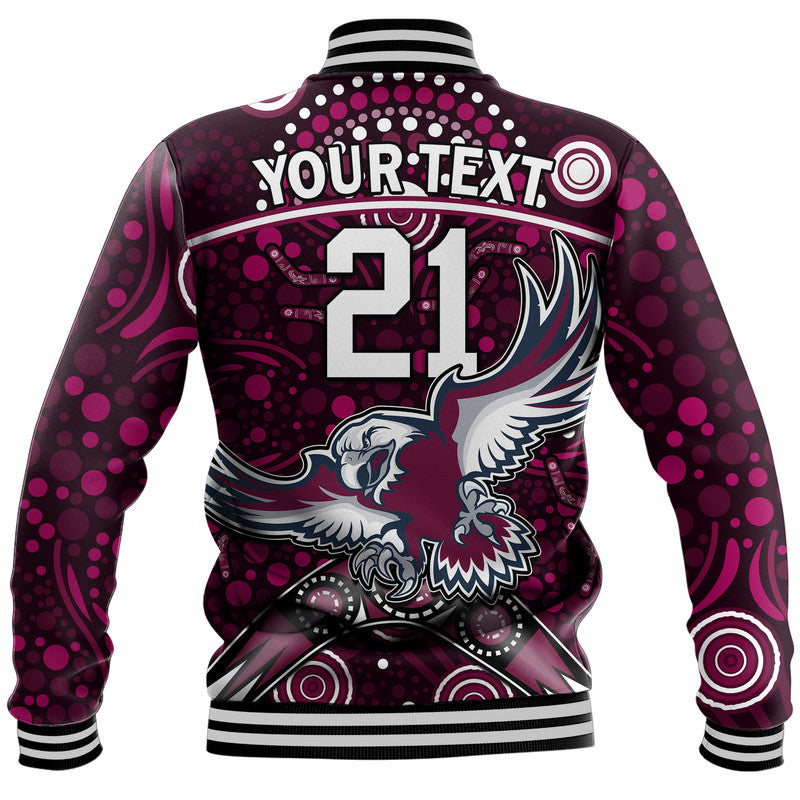 custom-personalised-sea-eagles-rugby-baseball-jacket-boomerang-indigenous-dots