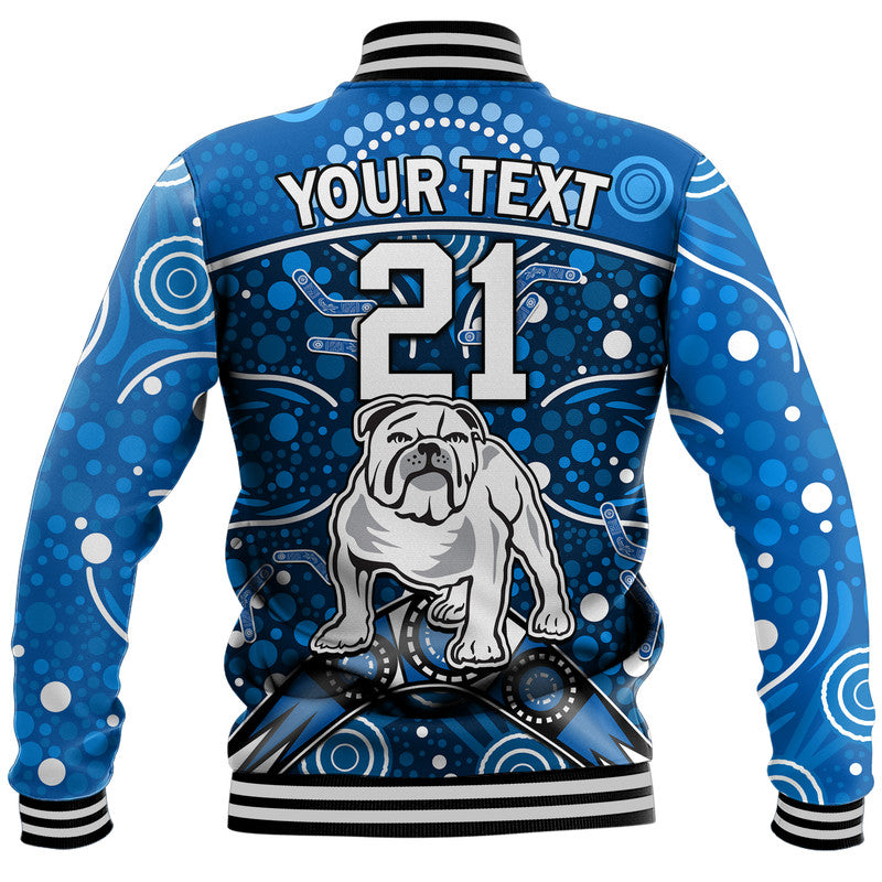 custom-personalised-bulldogs-rugby-baseball-jacket-boomerang-indigenous-dots