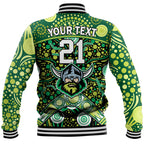 custom-personalised-raiders-rugby-baseball-jacket-boomerang-indigenous-dots