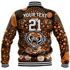 custom-personalised-wests-tigers-rugby-baseball-jacket-boomerang-indigenous-dots