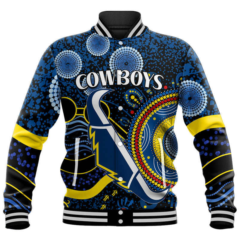 custom-personalised-cowboys-rugby-baseball-jacket-aboriginal-dots-version