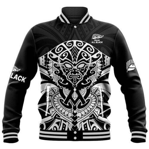 custom-text-and-number-aotearoa-silver-fern-rugby-sevens-baseball-jacket-maori-tribal-all-black