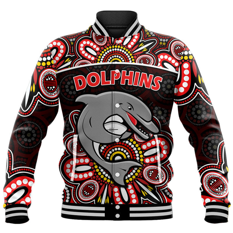 dolphins-rugby-baseball-jacket-aboriginal-dot-painting