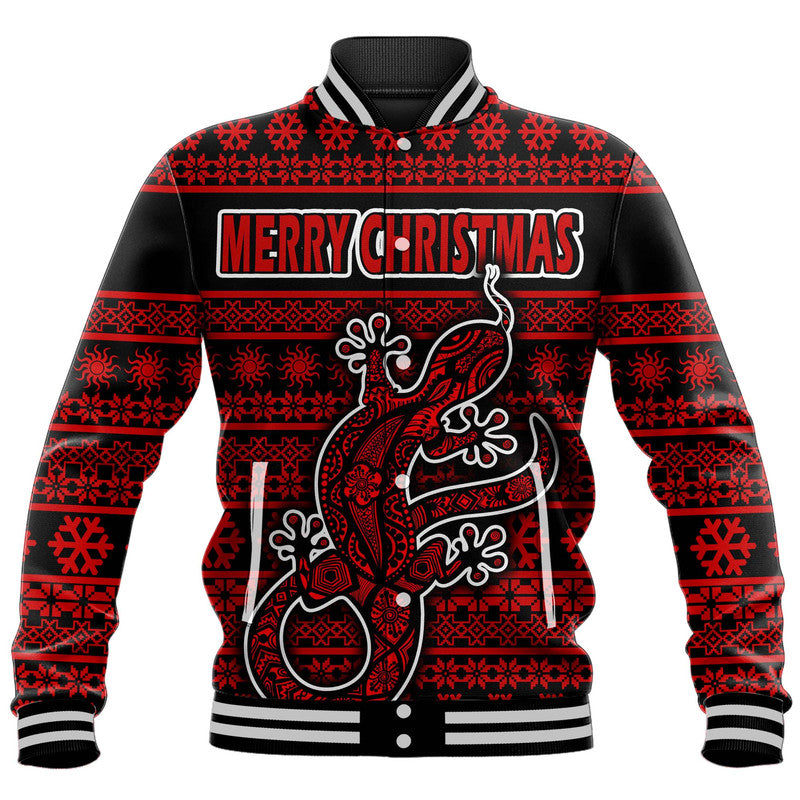 custom-personalised-australian-lizard-christmas-vibe-with-aboriginal-dot-painting-style-baseball-jacket