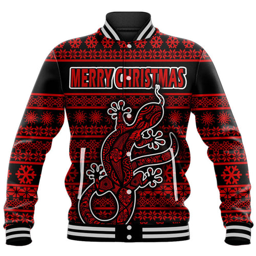 custom-personalised-australian-lizard-christmas-vibe-with-aboriginal-dot-painting-style-baseball-jacket