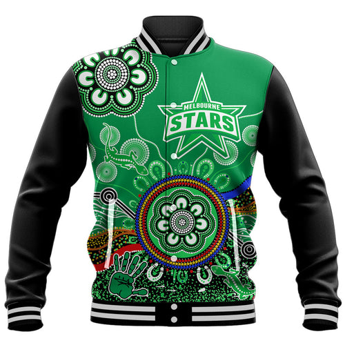 custom-personalised-melbourne-stars-baseball-jacket-cricket-indigenous-aboriginal-lizard-version