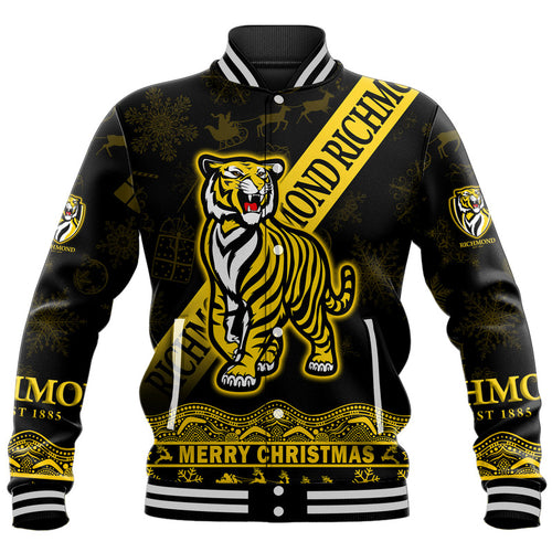 richmond-tigers-unique-winter-season-baseball-jacket-tigers-merry-christmas