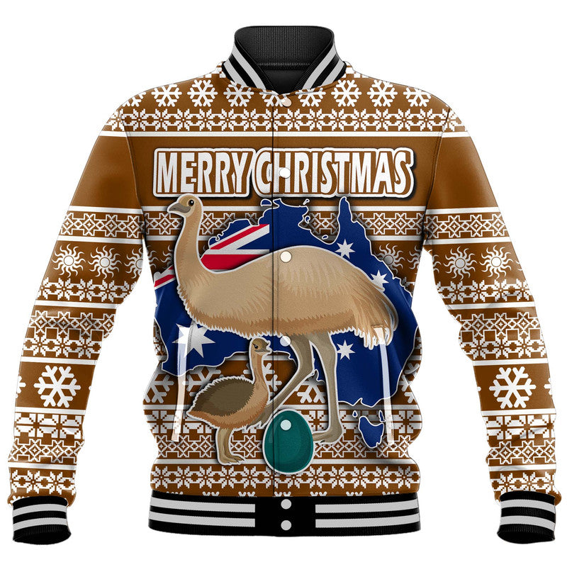 custom-personalised-australian-emu-christmas-vibe-with-aboriginal-dot-painting-style-baseball-jacket