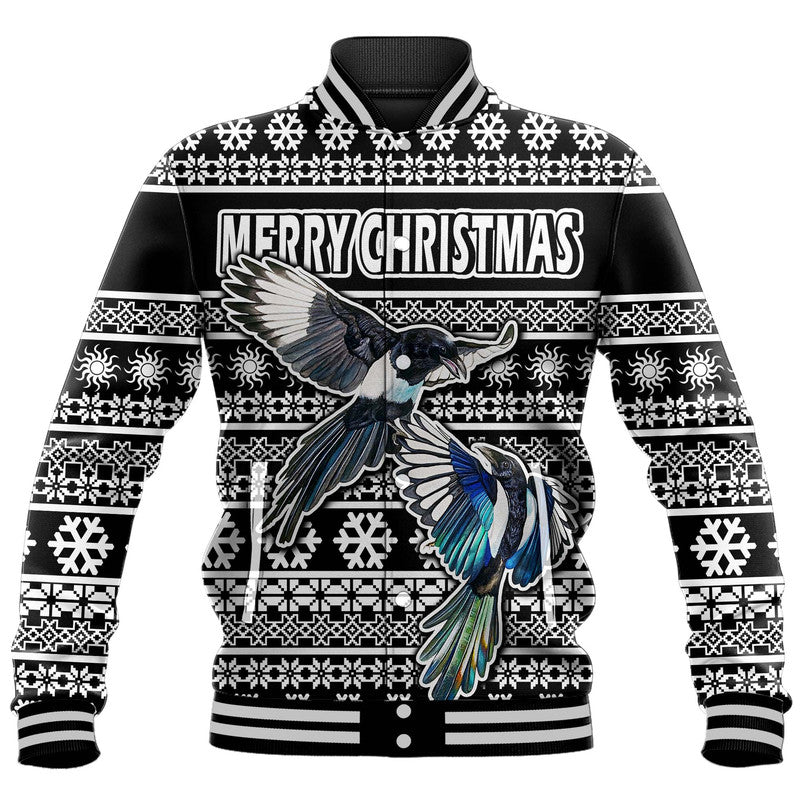 custom-personalised-australian-magpies-christmas-vibe-with-aboriginal-dot-painting-style-baseball-jacket