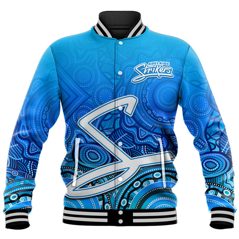 custom-personalised-adelaide-strikers-indigenous-aboriginal-arts-baseball-jacket