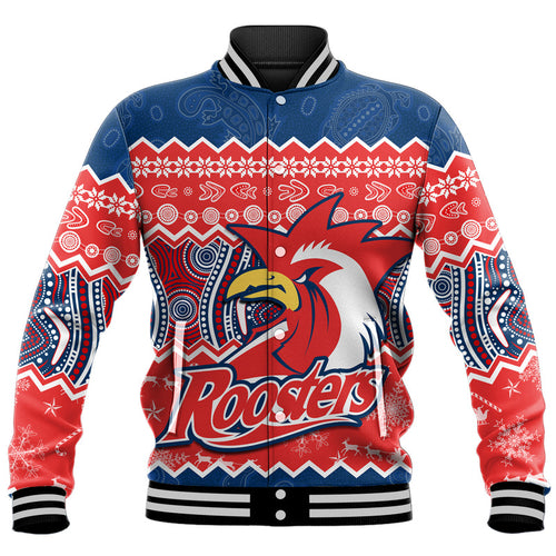 custom-personalised-sydney-aboriginal-roosters-christmas-vibe-baseball-jacket