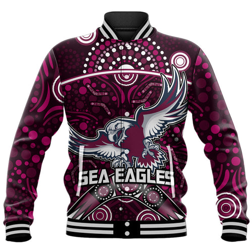 custom-personalised-sea-eagles-rugby-baseball-jacket-boomerang-indigenous-dots