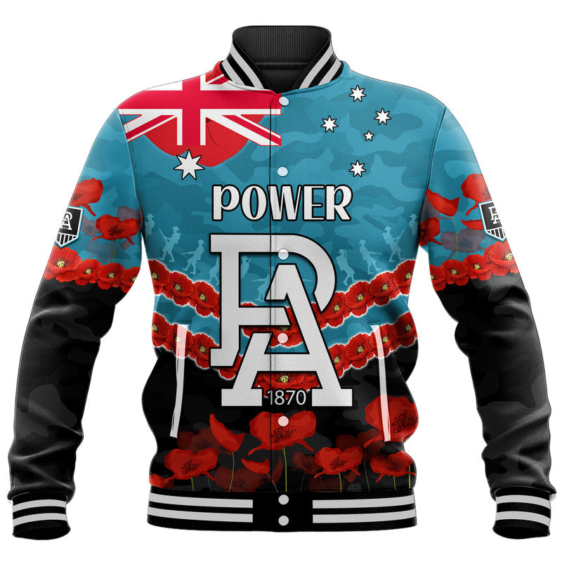 custom-personalised-port-adelaide-power-football-anzac-baseball-jacket-lest-we-forget