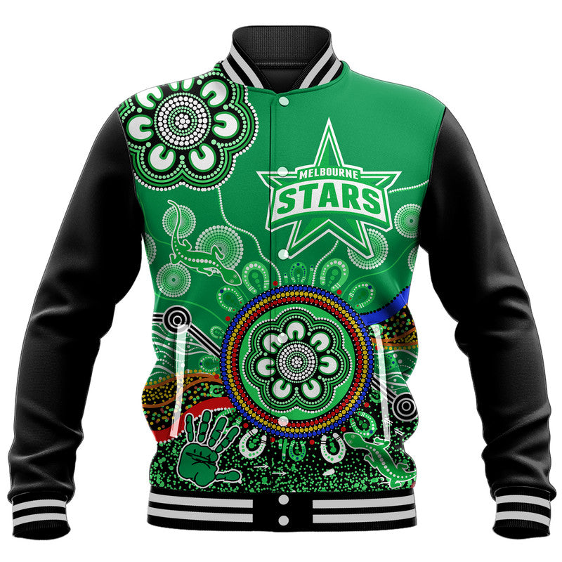 melbourne-stars-baseball-jacket-cricket-indigenous-aboriginal-lizard-version