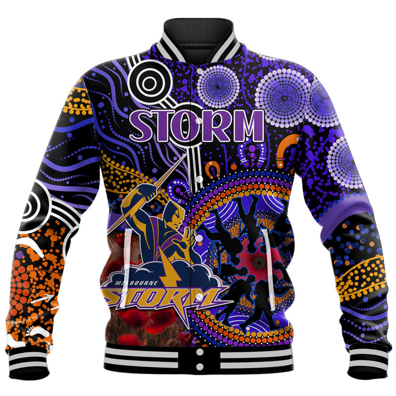 custom-personalised-storm-rugby-anzac-baseball-jacket-aboriginal-military-and-poppy-flowers