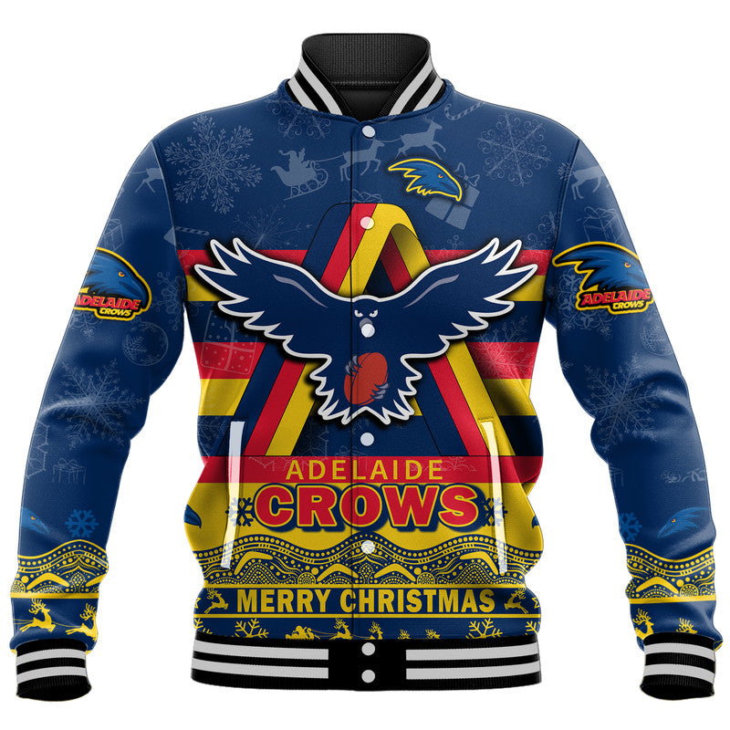 adelaide-crows-unique-winter-season-baseball-jacket-adelaide-merry-christmas